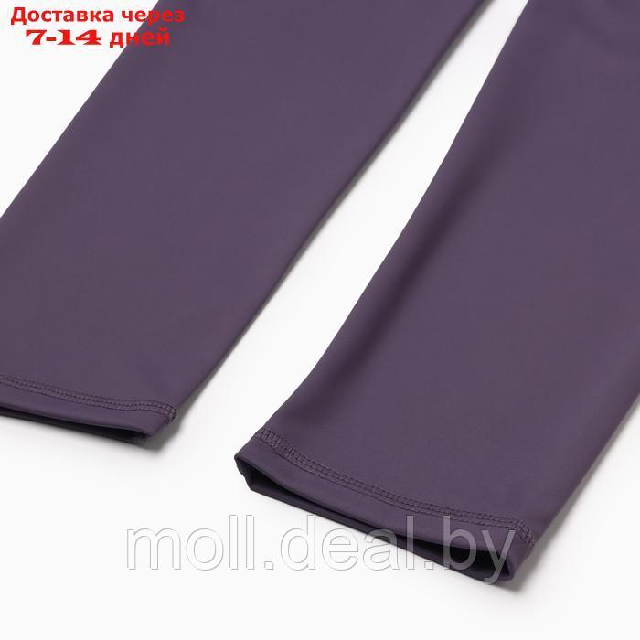 Леггинсы спортивные MINAKU: SPORTLY; цвет фиолетовый, р-р 42 - фото 3 - id-p226890627