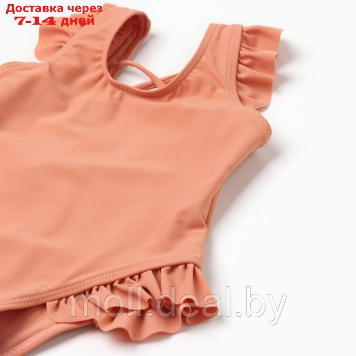 Купальник слитный детский MINAKU, цвет розовый, рост 122-128 см - фото 2 - id-p227085902