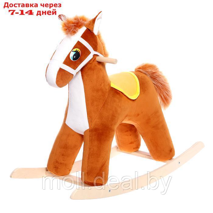 Качалка "Лошадь", цвет коричневый См-793-4_кор