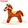 Качалка "Лошадь", цвет коричневый См-793-4_кор, фото 2