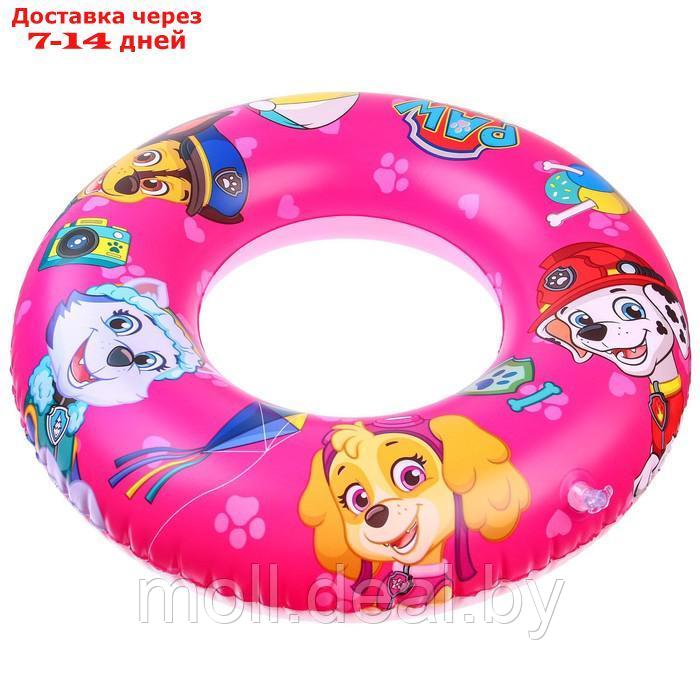 Круг надувной для плавания, детский, Щенячий патруль, цвет розовый - фото 7 - id-p227111156