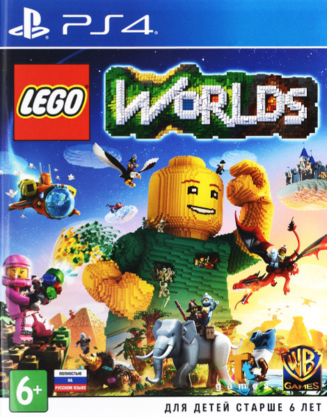 LEGO Worlds (PS4) Русский текст и звук! Trade-in | Б/У - фото 1 - id-p227210371