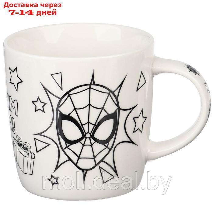 Набор кружка под раскраску с ёлочным шаром "Spider-Man" Человек-Паук - фото 6 - id-p227095918