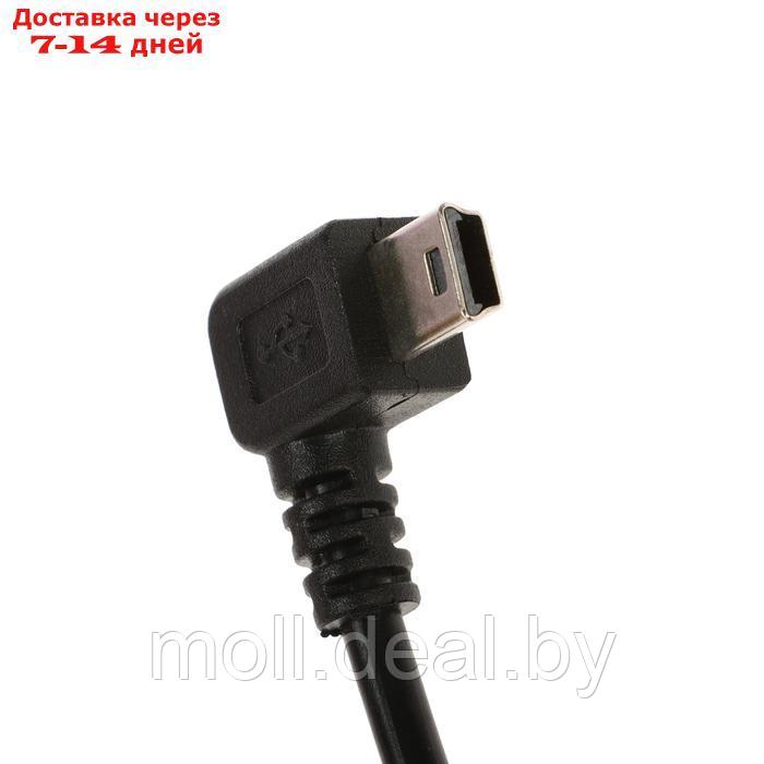 Зарядное устройство правый Mini USB, c 2USB 3.4 А, 5 В, провод 3,5 м - фото 4 - id-p227088887