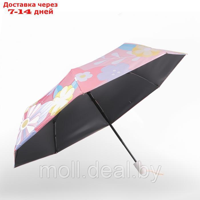 Зонт автоматический "Цветочная поляна", 3 сложения, 8 спиц, R = 49 см, цвет МИКС - фото 7 - id-p226886703