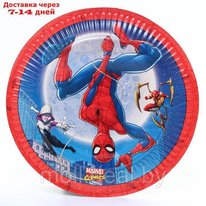 Набор бумажной посуды, на 6 персон "С днем рождения!", Человек-паук - фото 2 - id-p227082941