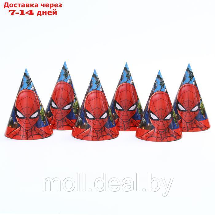 Набор бумажной посуды, на 6 персон "С днем рождения!", Человек-паук - фото 4 - id-p227082941