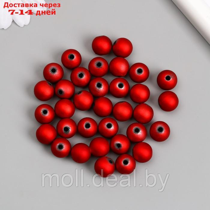 Бусины для творчества пластик "Тёмно-красный" d=1,2 см набор 500 гр - фото 3 - id-p227093917