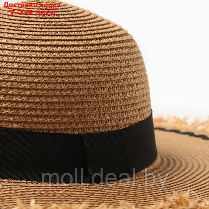 Шляпа женская MINAKU, цв.светло-коричневый, р-р 58 - фото 3 - id-p227089855
