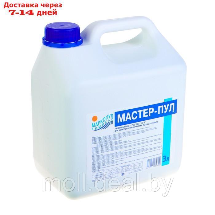Бесхлорное средство для очистки воды в бассейне "Мастер-пул", универсальное, 3л - фото 1 - id-p227109147