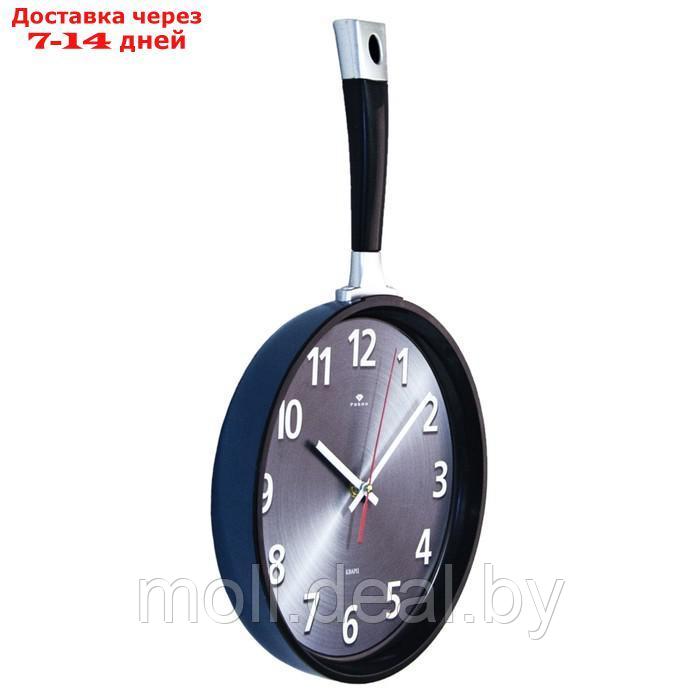 Часы настенные интерьерные "Сковорода", бесшумные, 25 х 43 см, АА - фото 4 - id-p227079976