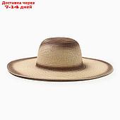 Шляпа женская MINAKU, цв.т.коричнеый, р-р 58