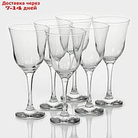 Набор стеклянных бокалов для вина Lav "Вальс", 370 мл, 9,5×21 см, 6 шт