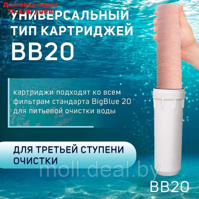 Картридж сменный ZEIN PSF-20BB, из обезжелезивающей нити, 10 мкм - фото 5 - id-p227109159