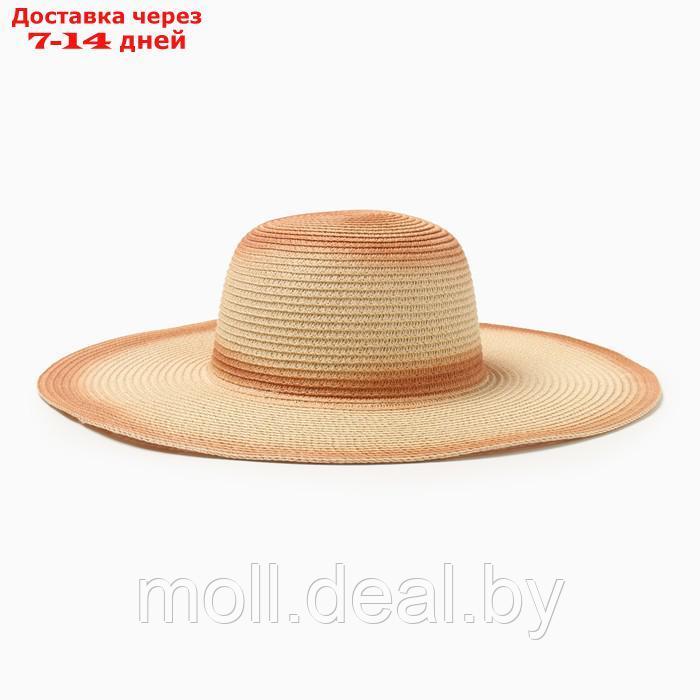 Шляпа женская MINAKU, цв.коричневый, р-р 58 - фото 1 - id-p227089866
