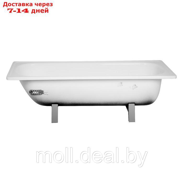 Ванна стальная "ВИЗ" ANTIKA ОР-01200 1700х700х400мм, ножки в комплекте, белая - фото 2 - id-p227105158