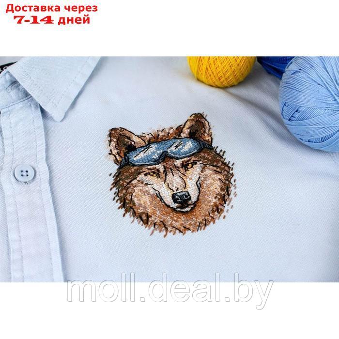 Набор для вышивания "Брутальный волк" 9 × 8 см - фото 3 - id-p226888695