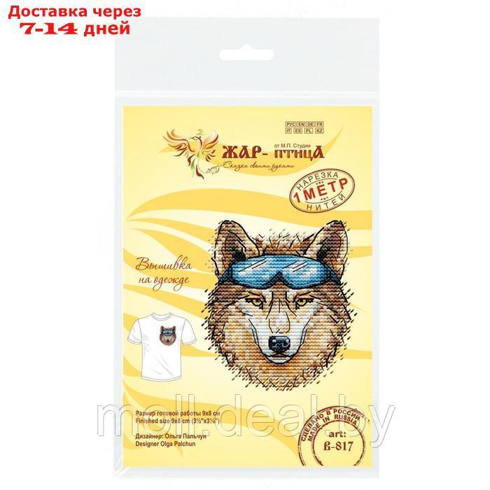 Набор для вышивания "Брутальный волк" 9 × 8 см - фото 5 - id-p226888695