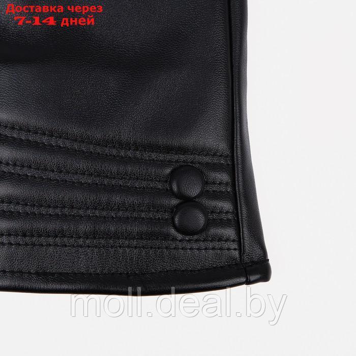 Перчатки женские, безразмерные, с утеплителем, цвет чёрный - фото 2 - id-p227102844