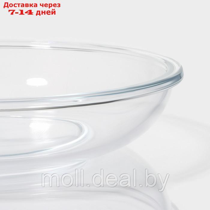 Контейнер из жаропрочного стекла Доляна, круглый, 500 мл, 19×8 см - фото 8 - id-p227076998
