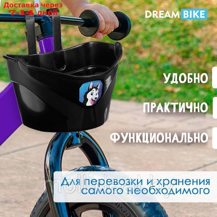 Корзинка детская "Веселый друг" Dream Bike, цвет черный - фото 3 - id-p227109172