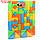 Набор цветных кубиков, "Чебурашка", 60 элементов, 4х4 см, фото 5