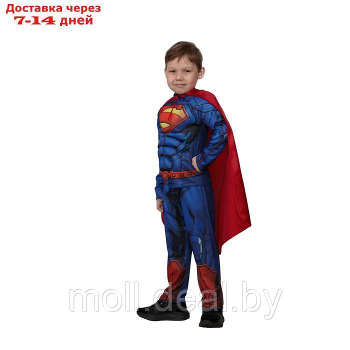 Карнавальный костюм "Супермэн" с мускулами Warner Brothers р.134-68 - фото 2 - id-p227113444
