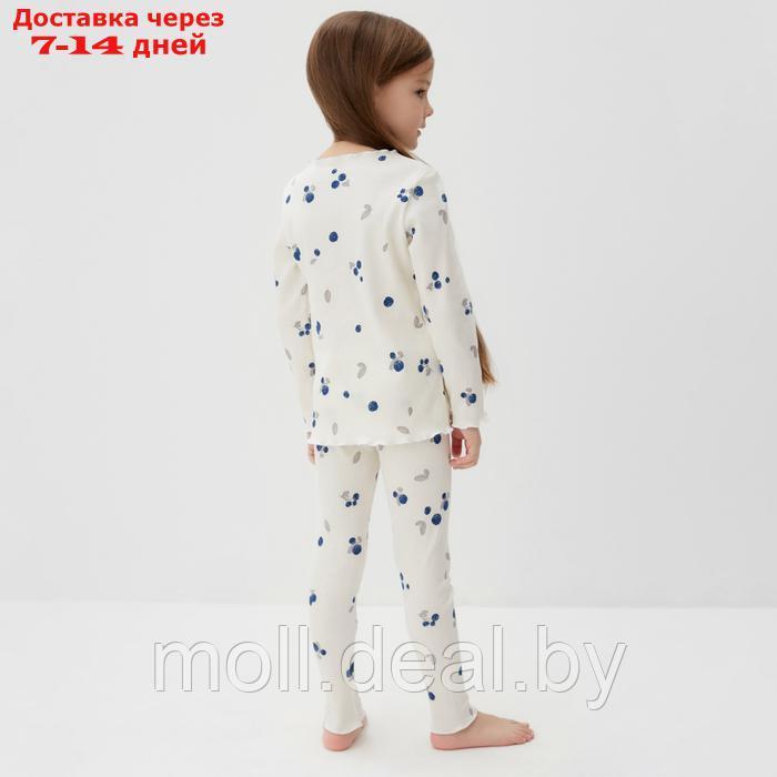 Пижама детская (лонгслив и брюки) KAFTAN Little berry р.36 (134-140) - фото 5 - id-p227083972