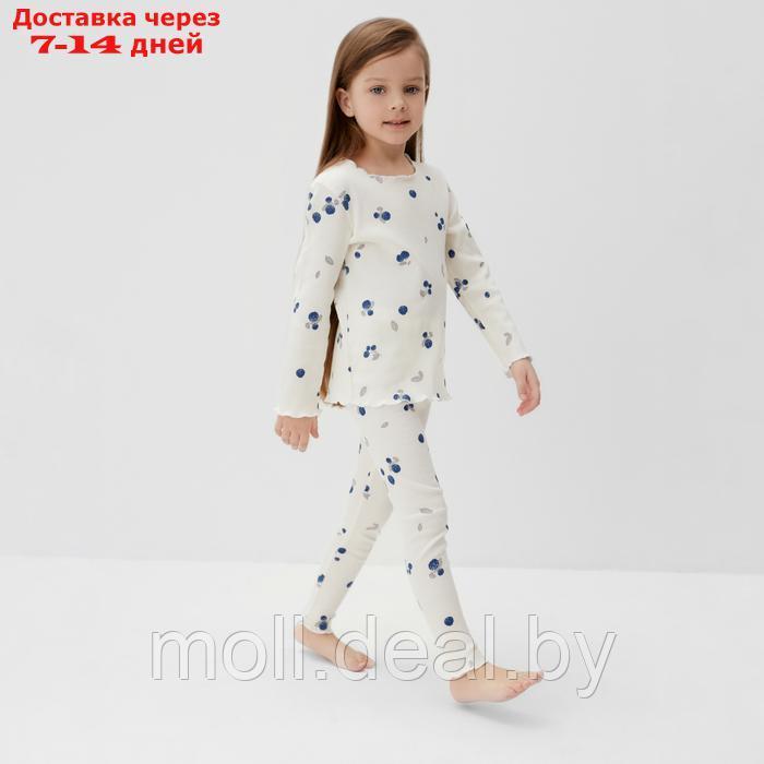 Пижама детская (лонгслив и брюки) KAFTAN Little berry р.36 (134-140) - фото 6 - id-p227083972