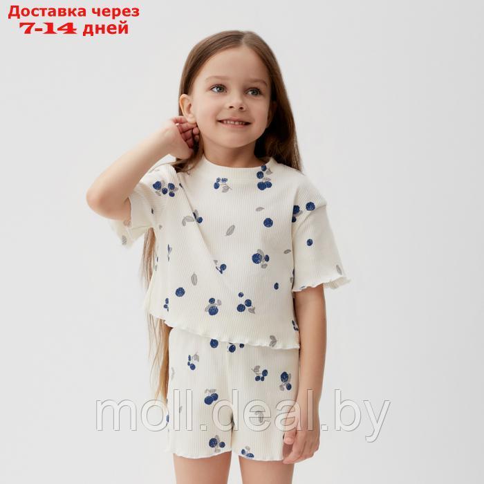 Пижама детская (футболка и шорты) KAFTAN Little berry р.36 (134-140) - фото 3 - id-p227083973
