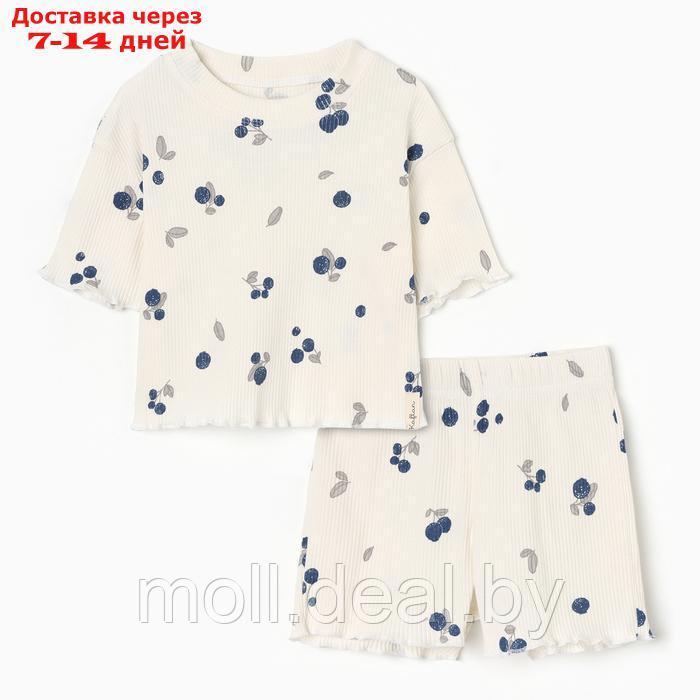 Пижама детская (футболка и шорты) KAFTAN Little berry р.36 (134-140) - фото 6 - id-p227083973