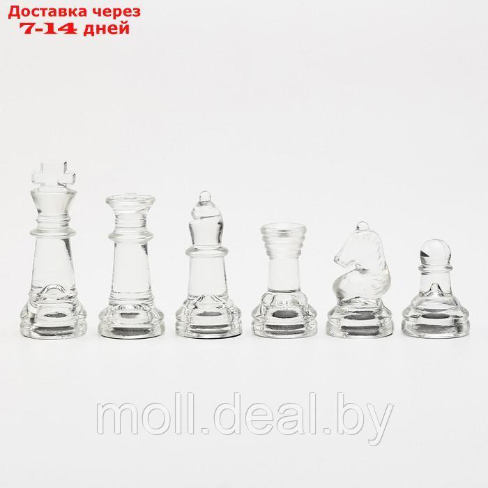 Шахматы стеклянные, доска 35 х 35 см - фото 4 - id-p227111288