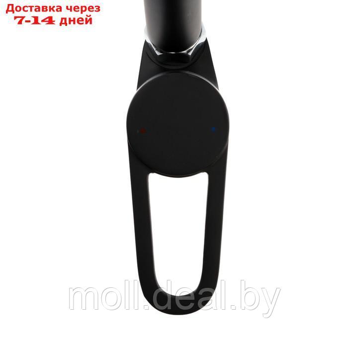 Смеситель для кухни "АМУР" BY 3010-01 В L5111, однорычажный, гайка, картридж 40 мм, черный - фото 2 - id-p227086973