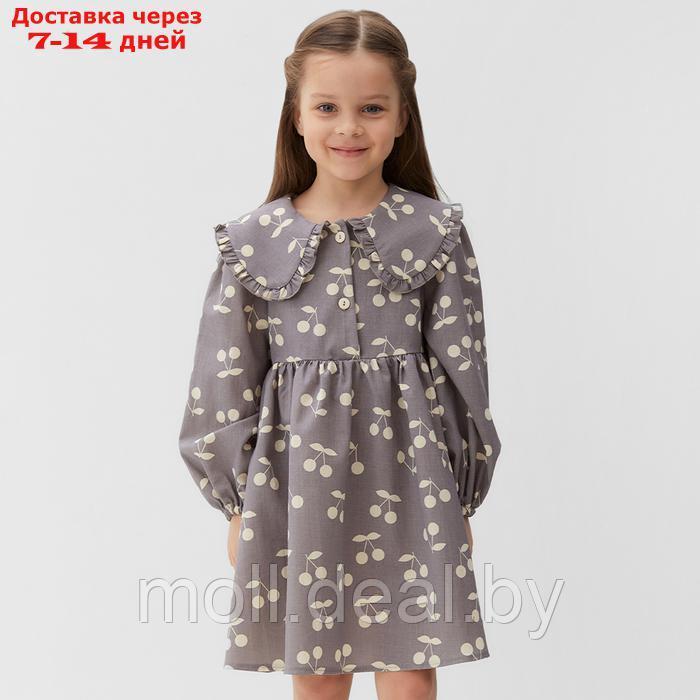 Платье детское с воротником KAFTAN р.28 (86-92 см) - фото 1 - id-p227083976