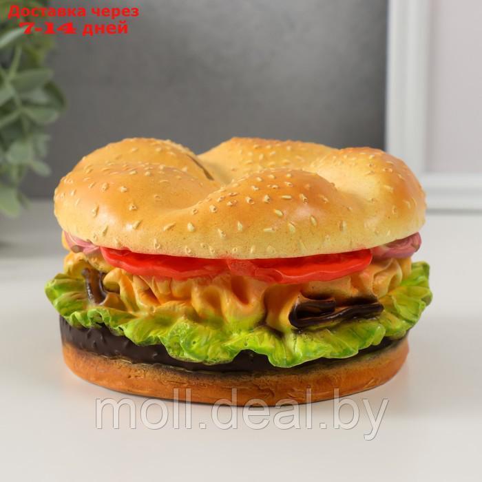 Копилка  "Гамбургер" высота 7,5 см, d-13 см