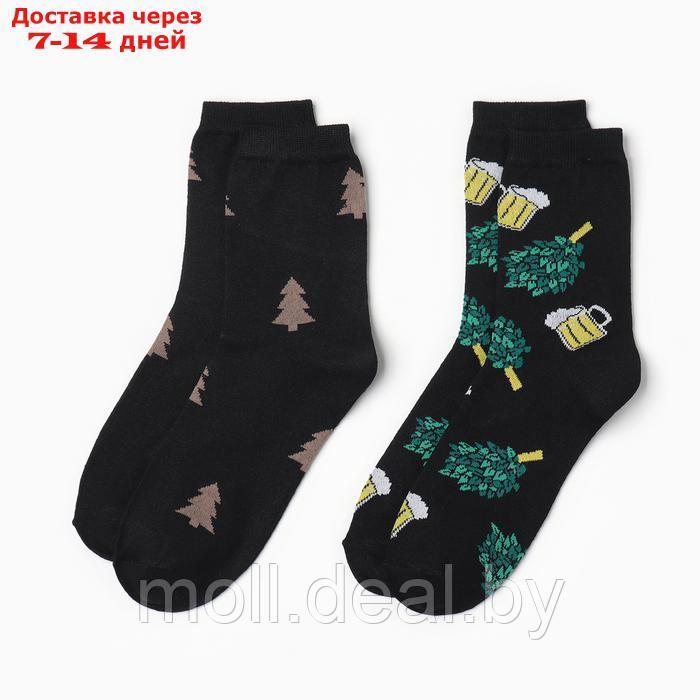 Набор мужских носков KAFTAN "В баню" 2 пары, р. 41-44 (27-29 см) - фото 1 - id-p226885837