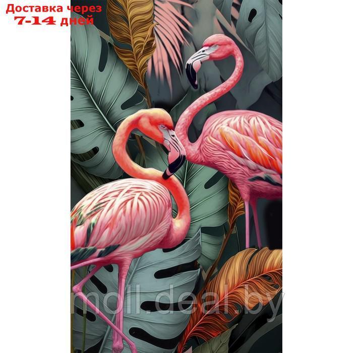 Картина по номерам панно "Фламинго в тропиках", 30 х 50 см - фото 2 - id-p227076036