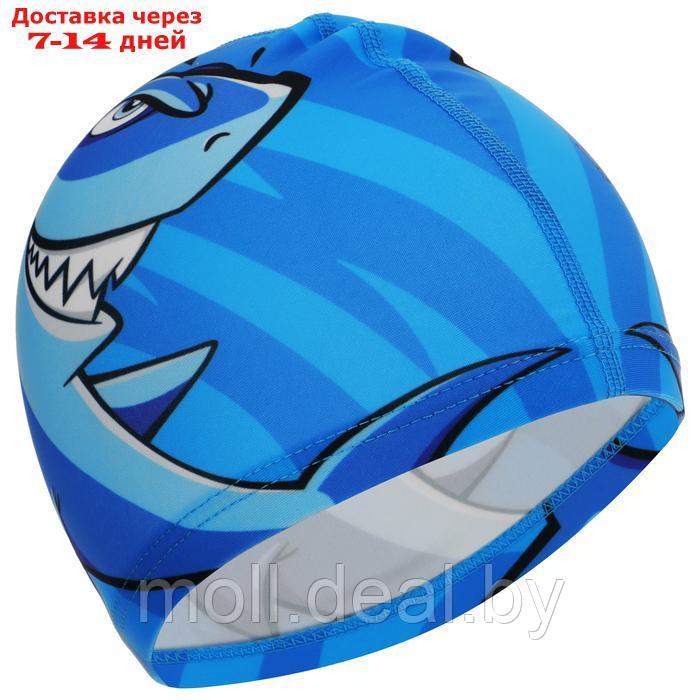 Набор для плавания детский ONLYTOP "Акула": шапочка, очки, мешок - фото 3 - id-p226890695