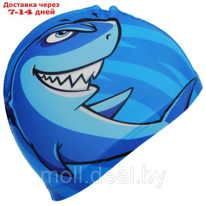 Набор для плавания детский ONLYTOP "Акула": шапочка, очки, мешок - фото 4 - id-p226890695