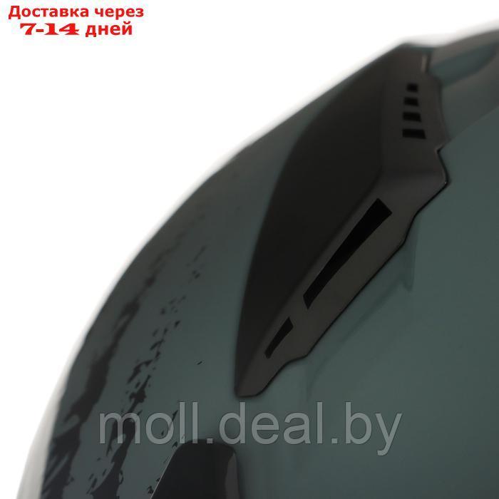 Шлем кроссовый, размер XXL, модель - BLD-819-7, черно-красный - фото 2 - id-p227086983