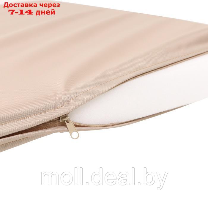 Подушка для дивана Альтернатива 53.5 х 49 х 5 см, бежевая - фото 2 - id-p226885842