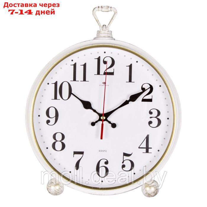 Часы настенные, настольные "Классика", с подвесом, бесшумные, 26 х 32 см, АА - фото 3 - id-p227080038