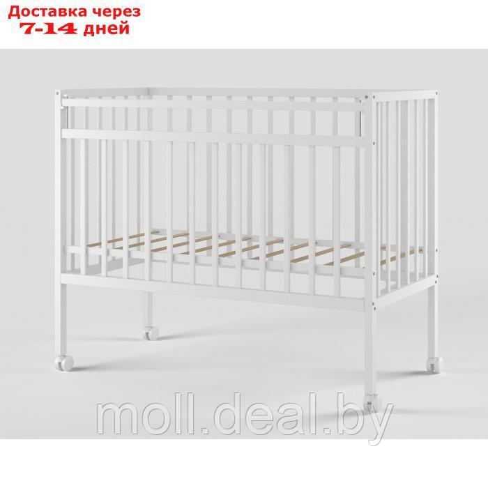 Кровать детская Molli, на колесиках, белый - фото 2 - id-p227083004