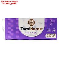 Туалетная бумага TomiHome, 36 м, 4 слоя, 10 рулонов