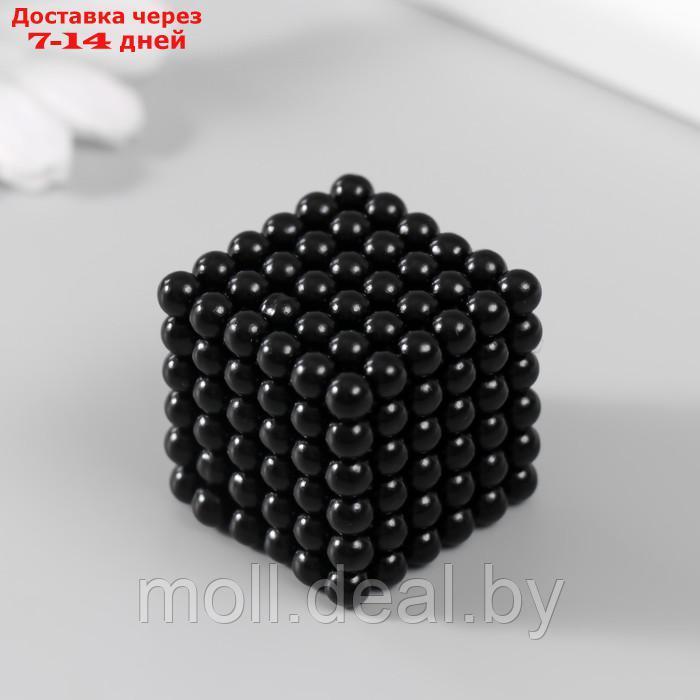Антистресс магнит "Неокуб" 216 шариков d=0,5 см (черный) - фото 3 - id-p227080044