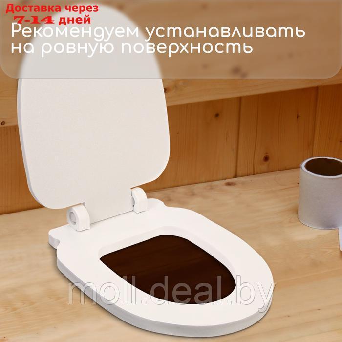 Сиденье для уличного туалета, с крышкой, 38 × 50 см, Стандарт, пенополистирол - фото 5 - id-p227075056