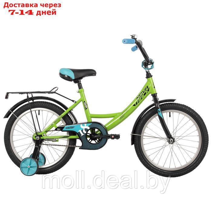 Велосипед 18" Novatrack VECTOR, цвет лаймовый - фото 1 - id-p227084005