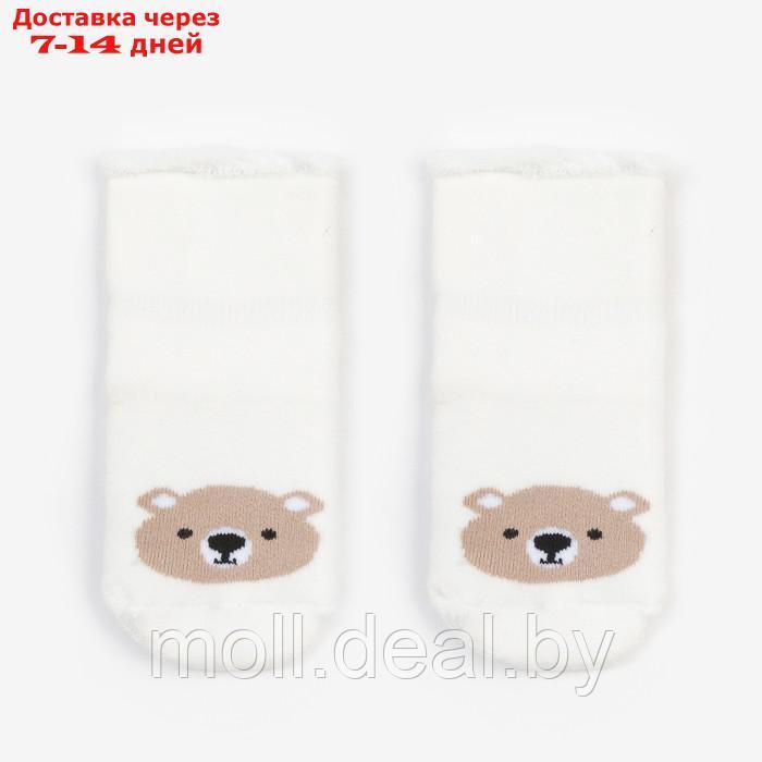 Набор детских махровых носков Крошка Я "Мишка", 2 пары, размер 8-10 см - фото 2 - id-p227118871