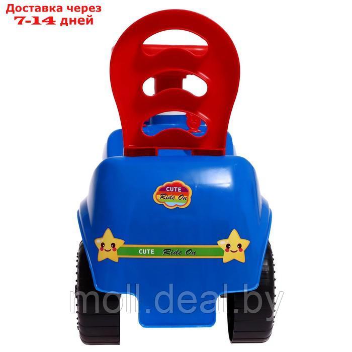 Машина-каталка Cool Riders сафари, с клаксоном, цвет синий 4850_Blue - фото 4 - id-p227113515