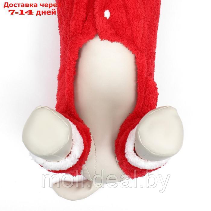 Новогодний костюм "Олень", L (ДС 30 , ОГ 42 см), красный - фото 9 - id-p227096110